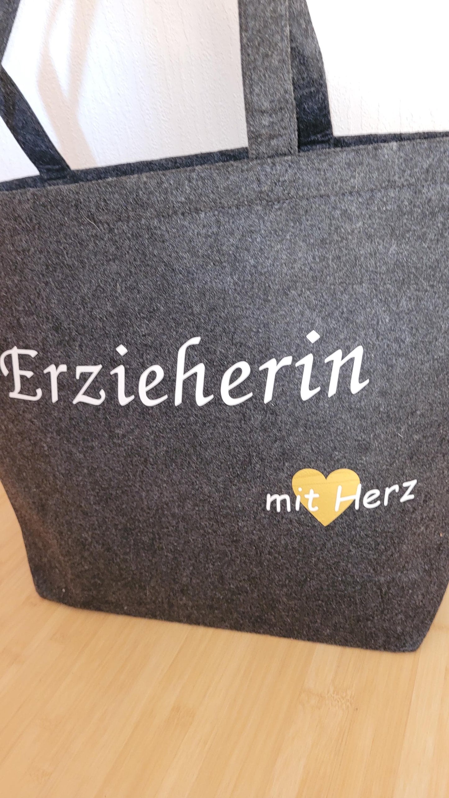 Filztasche Erzieherin/Lehrerin mit Wunschmotiv