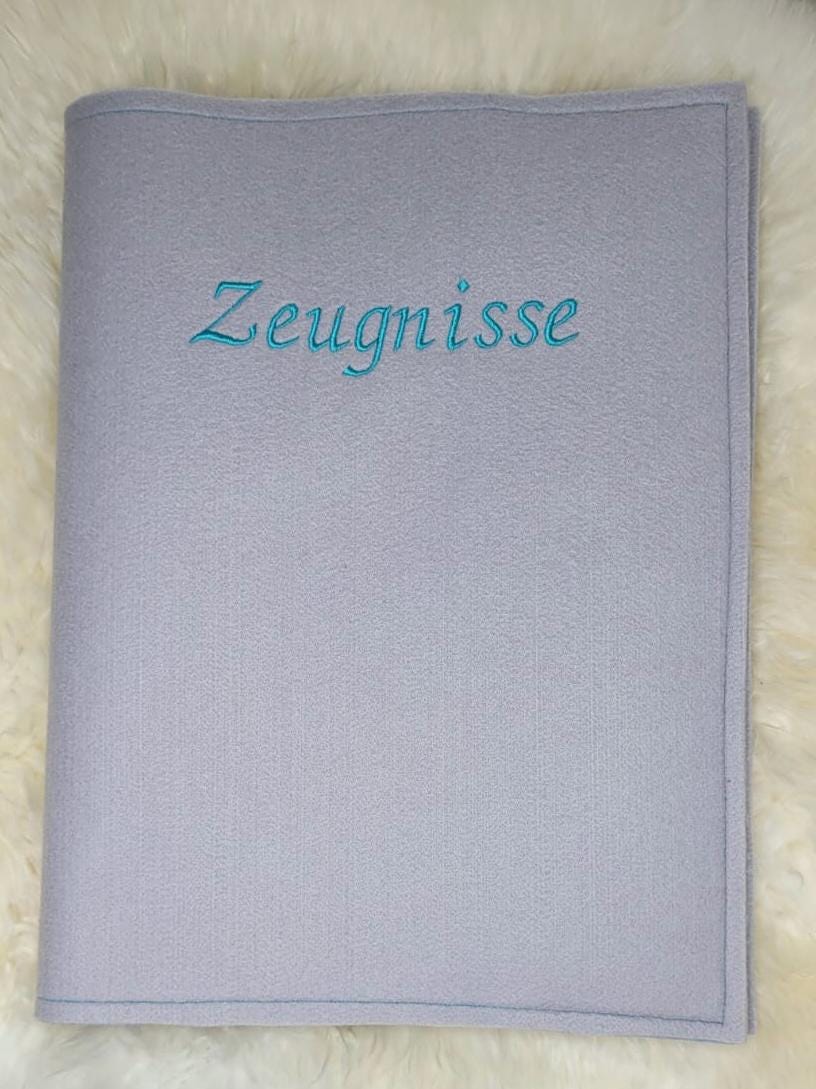 Zeugnismappe/ Urkundenmappe (personalisierbar)