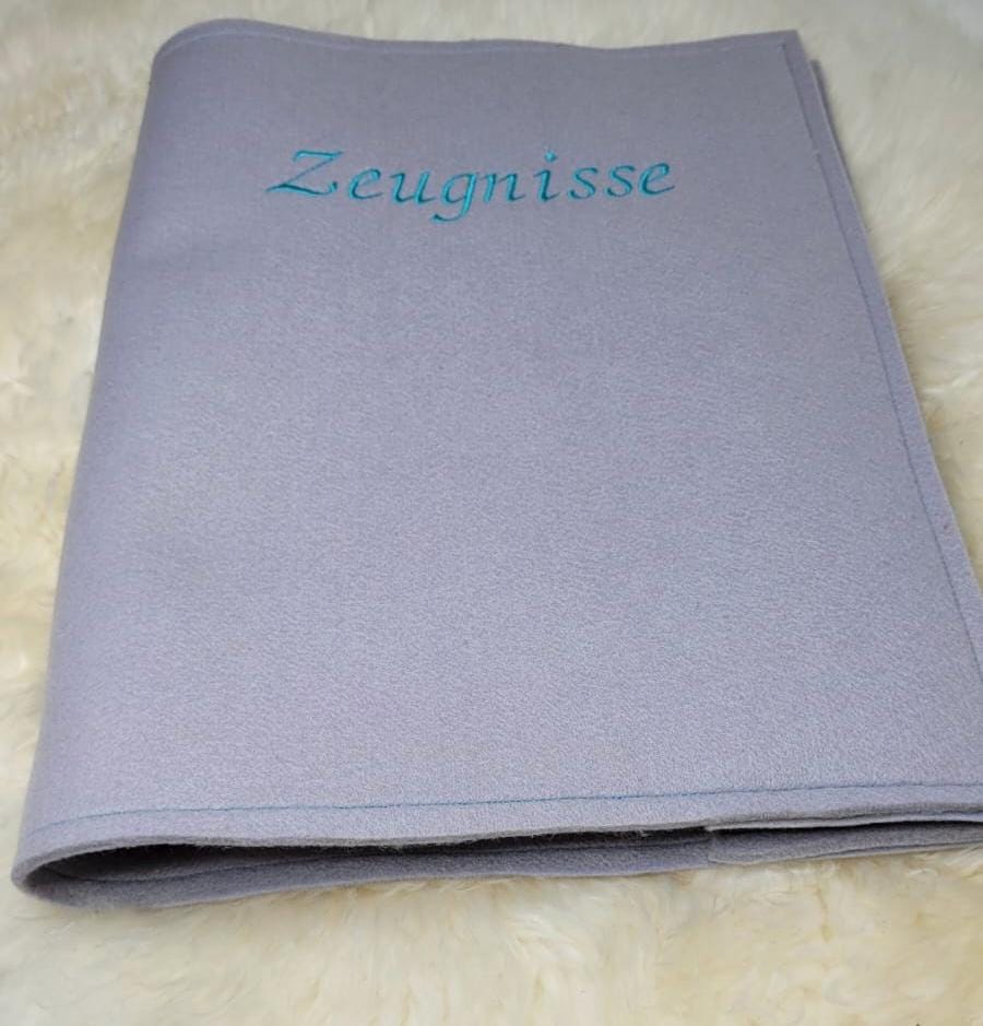 Zeugnismappe/ Urkundenmappe (personalisierbar)
