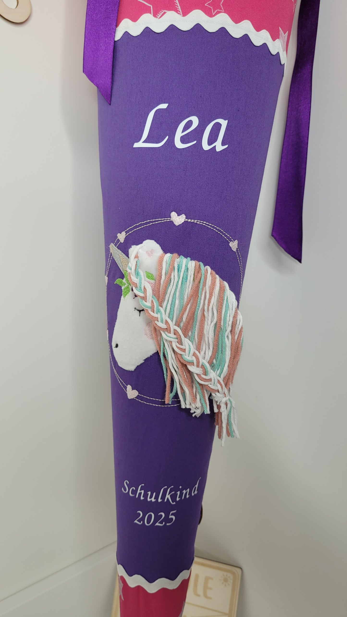 Schultüte Einhorn, passend zum Ergobag SternzauBär