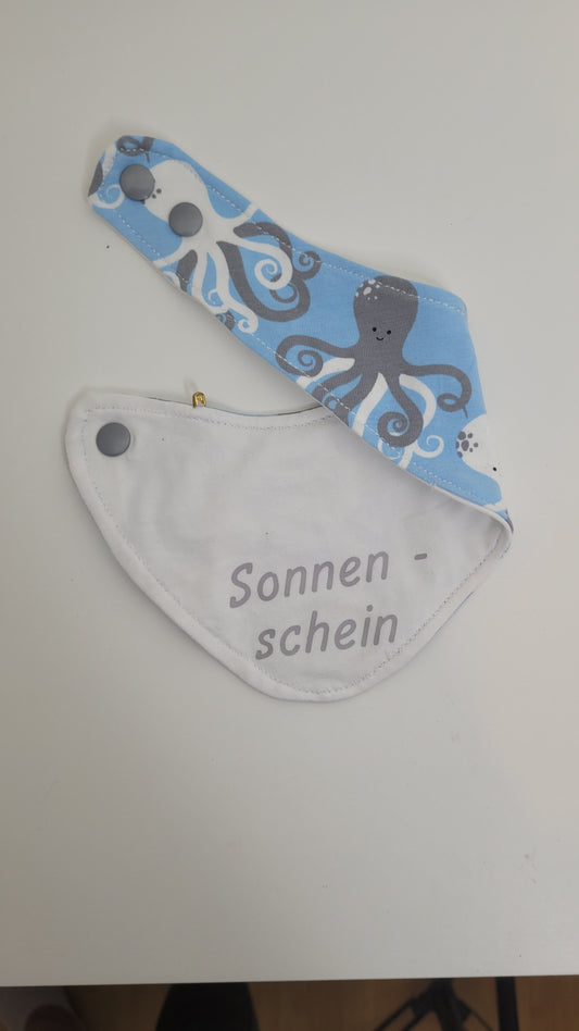 Baby-Halstuch mit seitlichem Druckknopf Sonnenschein