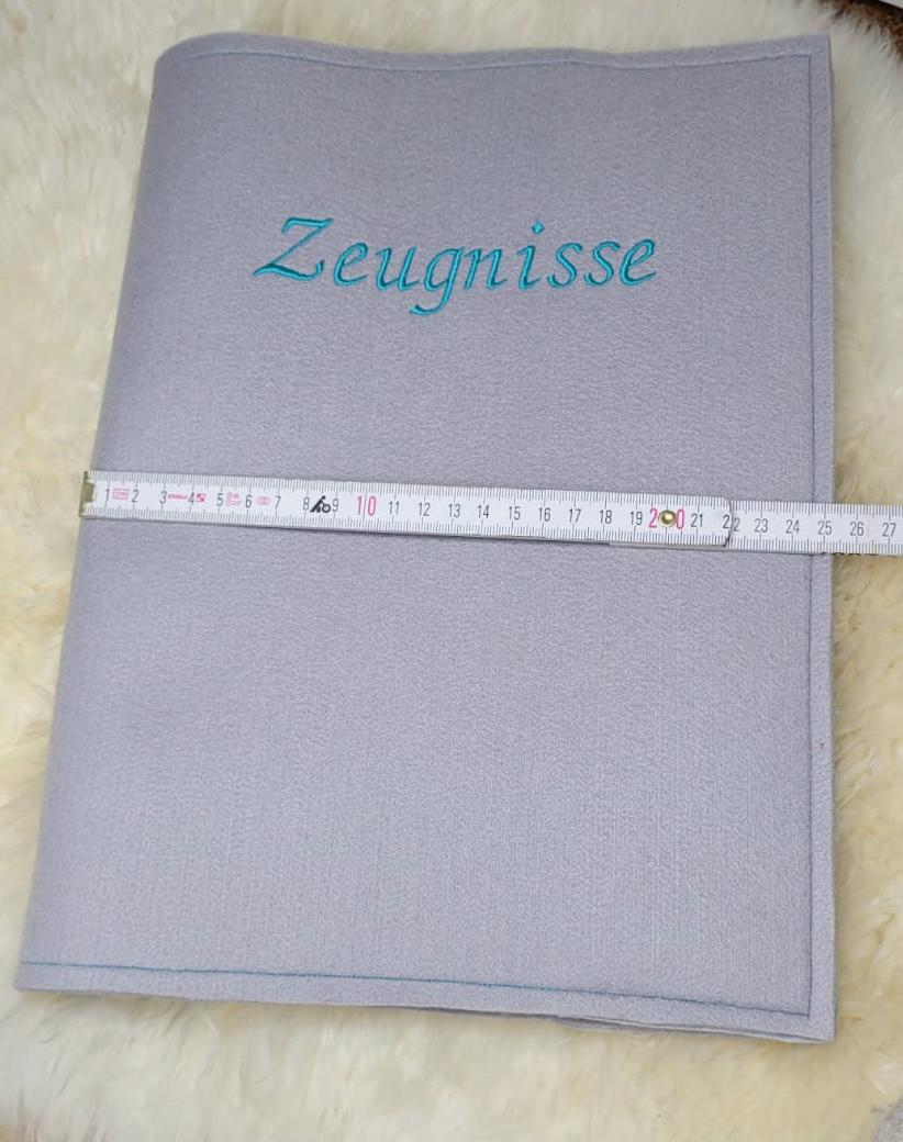 Zeugnismappe/ Urkundenmappe (personalisierbar)