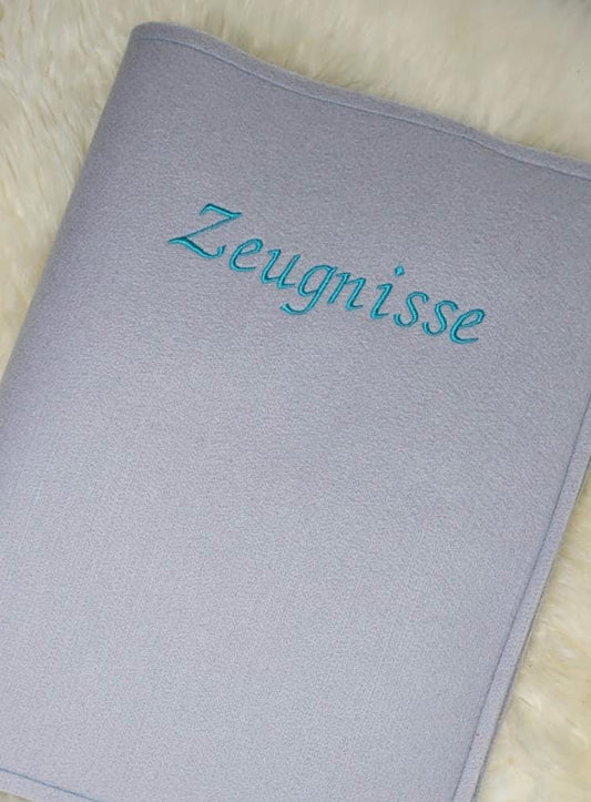 Zeugnismappe/ Urkundenmappe (personalisierbar)