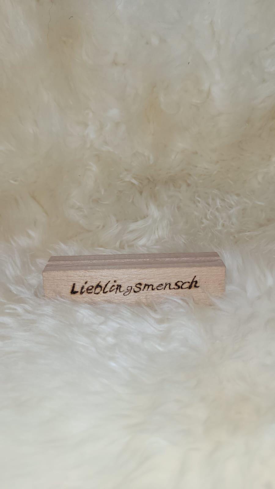 Kartenhalter personalisiert