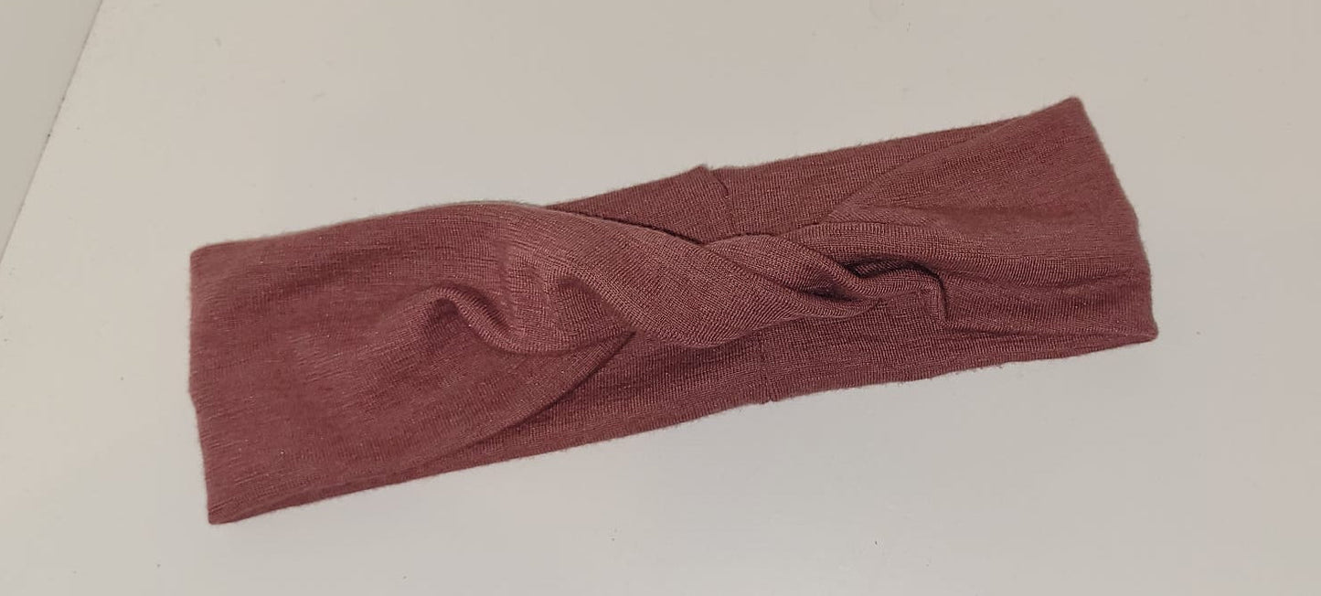 Stirnband Wolle - Seide Twist