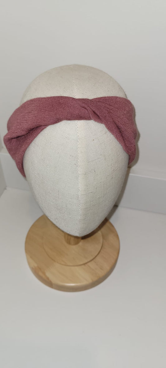 Stirnband Wolle - Seide Twist