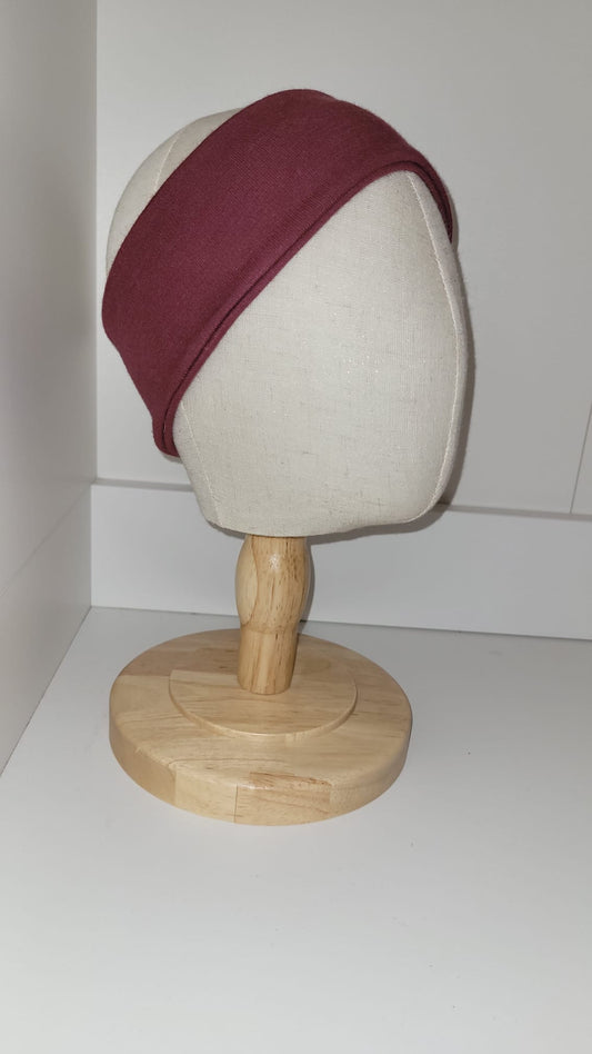 Stirnband Wolle -Seide