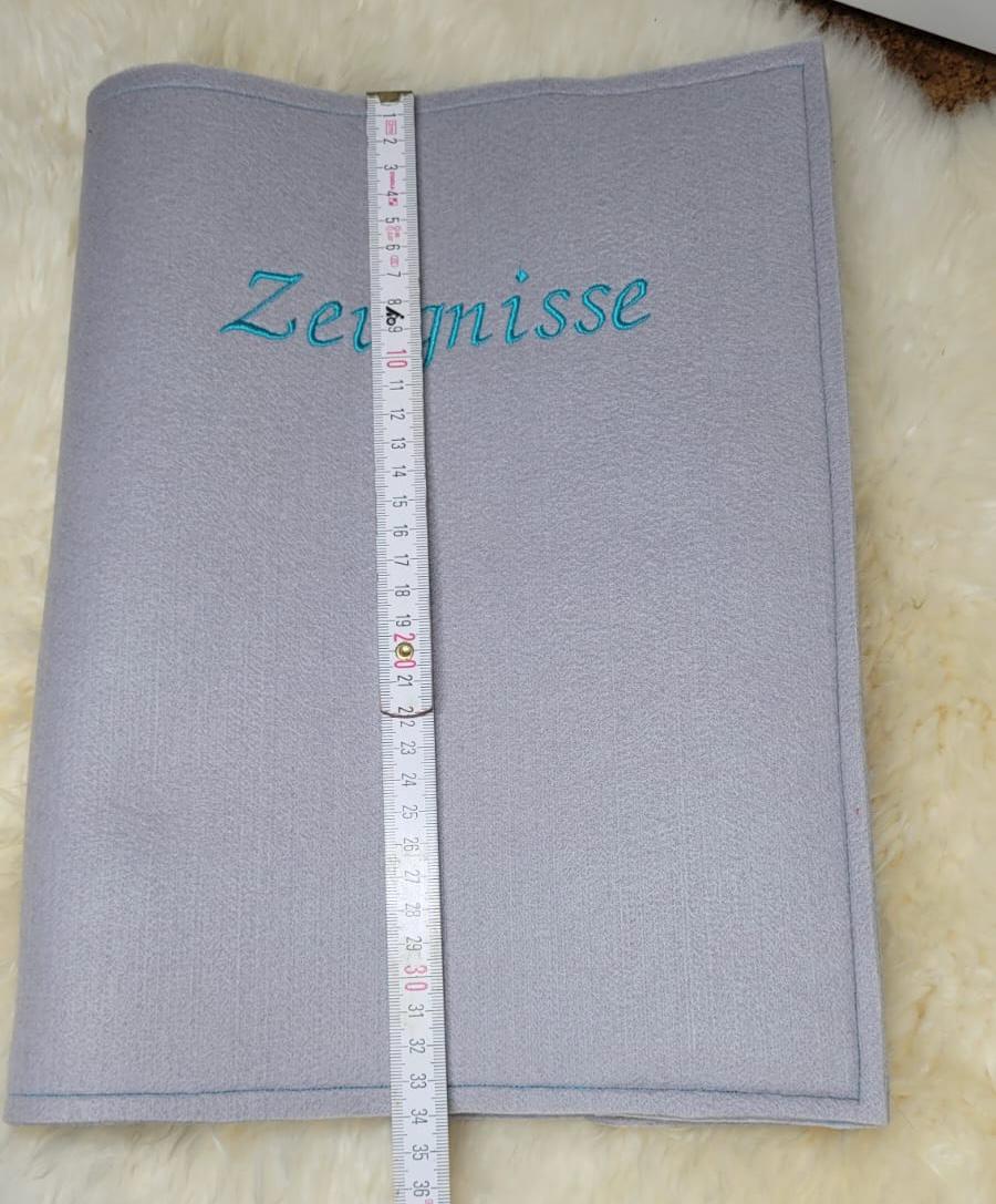 Zeugnismappe/ Urkundenmappe (personalisierbar)