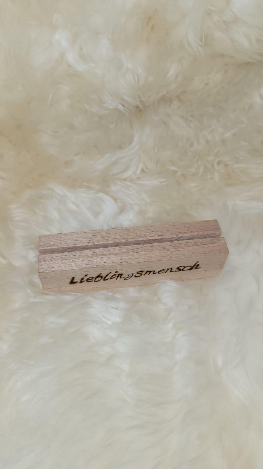 Kartenhalter personalisiert